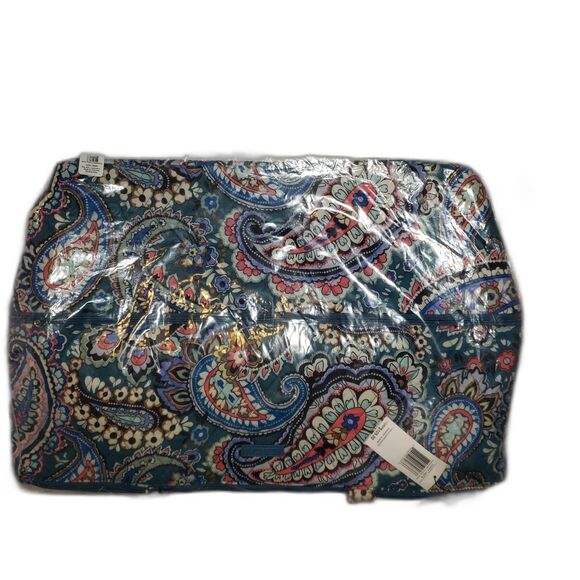 VERA BRADLEY Haymarket Paisley Jewel Expandable Travel Bag Tote NEW - Picture 6 of 9